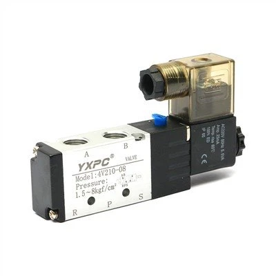 5 leið pneumatic solenoid loki